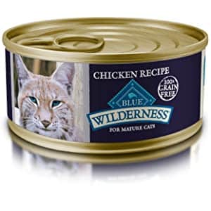Blue Buffalo Wilderness Mature Chicken Recipe Grain-Free Canned Cat Food