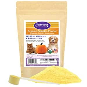 Raw Paws Pet Organic Pure Pumpkin for Dogs & Cat